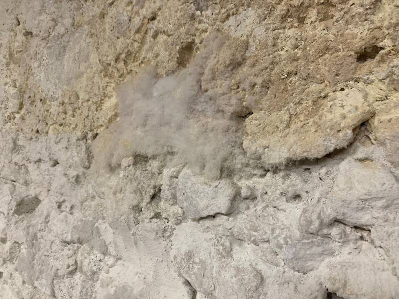 Reminéralisation de pierres calcaires farineuses